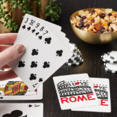 Ik hou van Rome Italië Colosseum Reizen Pokerkaarten (Insitu)