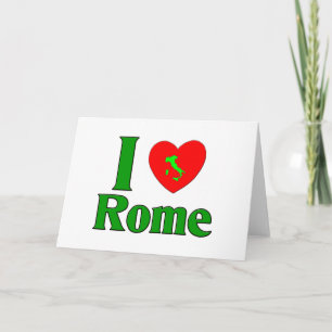 Ik hou van Rome Italië Feestdagen Kaart