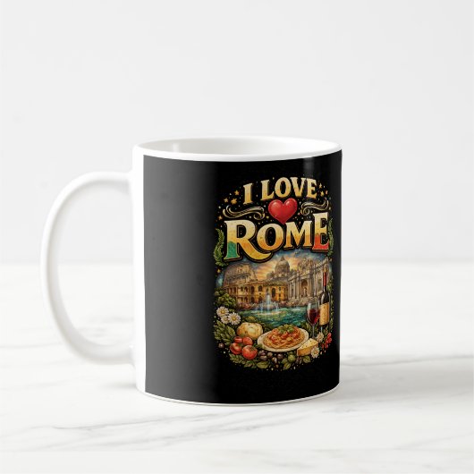 Ik hou van Rome Koffiemok (Links)