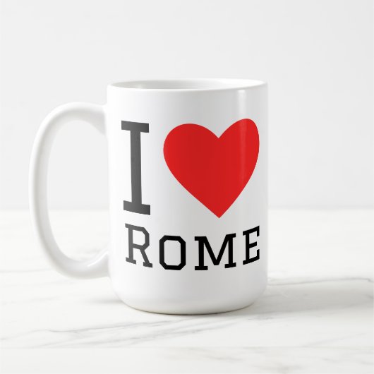 Ik hou van Rome Koffiemok (Links)