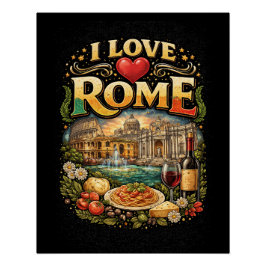 Ik hou van Rome Perfect Poster
