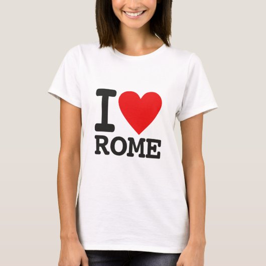 Ik hou van Rome T-shirt (Voorkant)