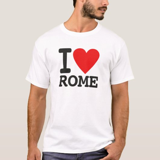 Ik hou van Rome T-shirt (Voorkant)