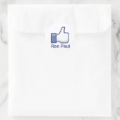 IK HOU VAN RON PAUL RONDE STICKER (Tas)