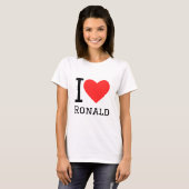 Ik hou van ronald t-shirt (Voorkant volledig)