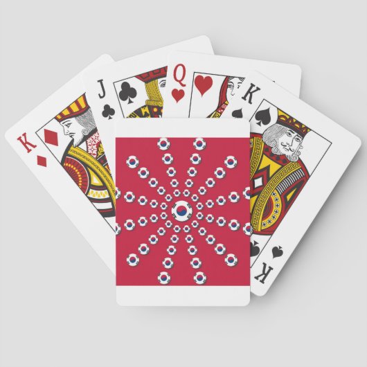 Ik hou van Rood Pokerkaarten (Achterkant)