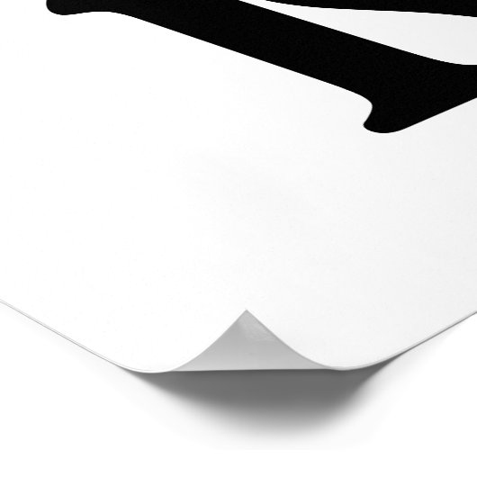 Ik hou van Roos Poster (Hoek)