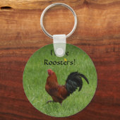 Ik hou van Roosters! -dleutelhanger Sleutelhanger (Voorkant)