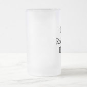 Ik hou van rootbeer drijvers matglas bierpul (Center)