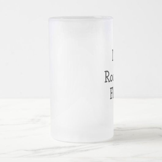 Ik hou van rootbeer drijvers matglas bierpul (Center)