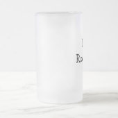 Ik hou van rootbier matglas bierpul (Center)