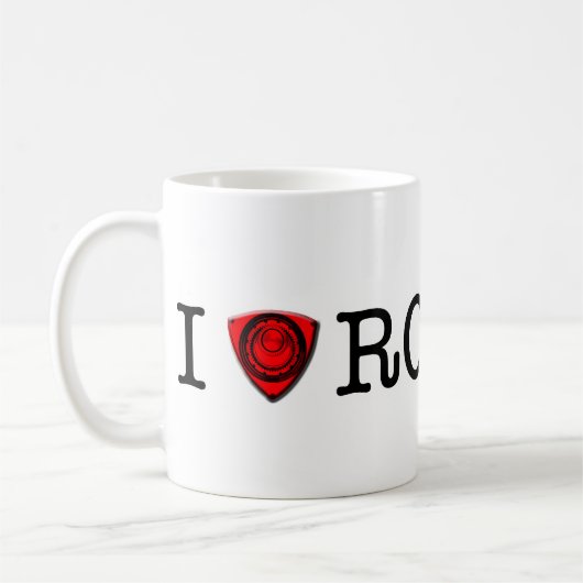 Ik hou van Rotary Engine Koffiemok (Links)