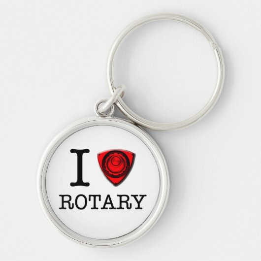 Ik hou van Rotary Engine Sleutelhanger (Voorkant)