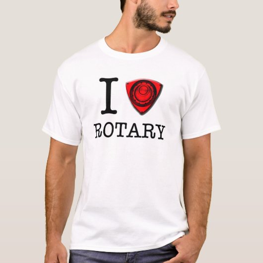 Ik hou van Rotary Engine T-shirt (Voorkant)