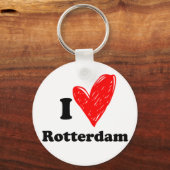 Ik hou van Rotterdam Sleutelhanger (Voorkant)