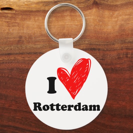 Ik hou van Rotterdam Sleutelhanger (Voorkant)