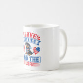 Ik hou van Rotties en de VS Koffiemok (Voorkant rechts)