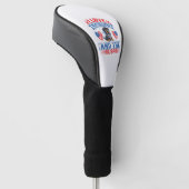 Ik hou van Rottweilers en de VS Golfheadcover (Schuin)