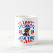 Ik hou van Rottweilers en de VS Koffiemok (Center)