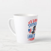 Ik hou van Rottweilers en de VS Latte Mok (Linkerhoek)