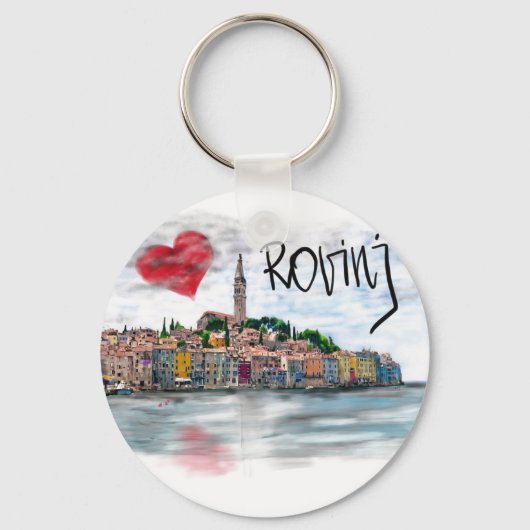 Ik hou van Rovinj Sleutelhanger (Voorkant)