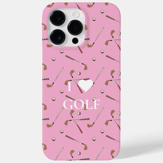 Ik hou van roze golf Case-Mate iPhone case (Achterkant)