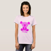 Ik hou van roze Koala Beer T-shirt (Voorkant volledig)
