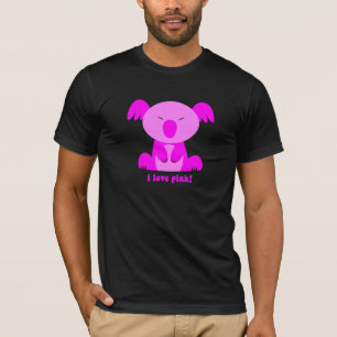 Ik hou van roze Koala Beer T-shirt