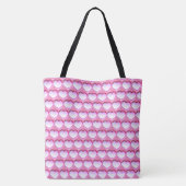 Ik hou van Roze Tote Bag (Achterkant)