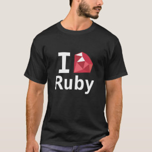Ik hou van Ruby Geek Shirt
