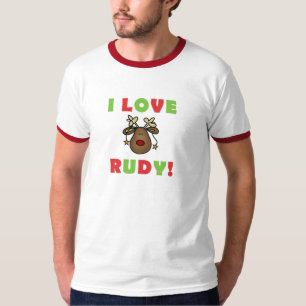 Ik hou van Rudy Reindeer T-shirt