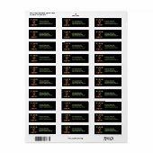 Ik hou van Rudy Retour-adreslabels Etiket (Full Sheet)