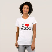 Ik hou van Rudy T-shirt (Voorkant volledig)