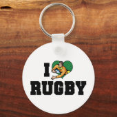 Ik Hou Van Rugby Sleutelhanger (Voorkant)