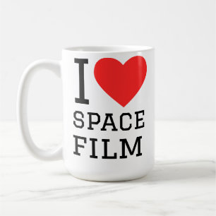Ik hou van ruimtefilm koffiemok