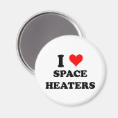 Ik hou van ruimteverwarmingstoestellen magneet (Voorkant / Achterkant)