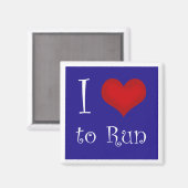 Ik hou van Run Magnet (Voorkant / Achterkant)