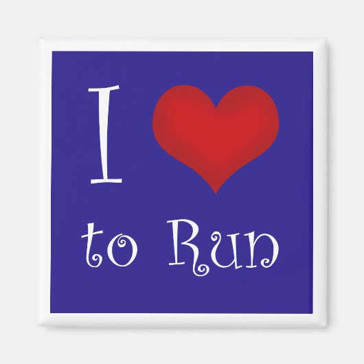 Ik hou van Run Magnet (Voorkant)