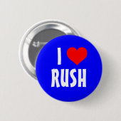 Ik hou van Rush Limbaugh Ronde Button 5,7 Cm (Voorkant /achterkant)