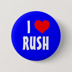 Ik hou van Rush Limbaugh Ronde Button 5,7 Cm