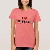 Ik hou van Russell Ringer T-shirt (Voorkant)