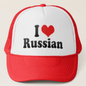 Ik hou van Russisch Trucker Pet (Voorkant)