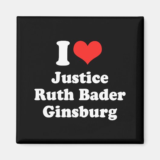 IK HOU VAN RUTH BADER GINSBURG.png Magneet (Voorkant)
