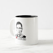 Ik hou van Ruth Forever Tweekleurige Koffiemok (Voorkant links)