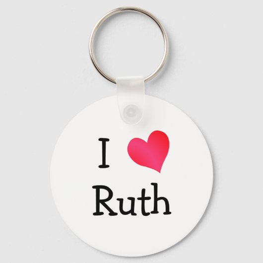 Ik hou van Ruth Sleutelhanger (Voorkant)