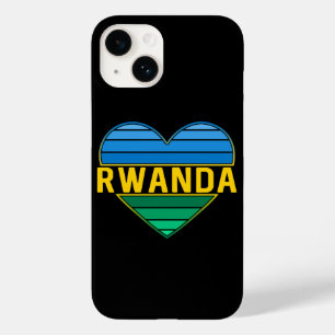 Ik hou van Rwanda, Rwandese hart Case-Mate iPhone 14 Hoesje
