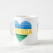 Ik hou van Rwanda, Rwandese hart Koffiemok (Voorkant links)