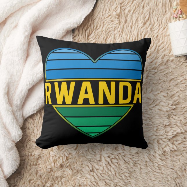 Ik hou van Rwanda, Rwandese hart Kussen (Deken)