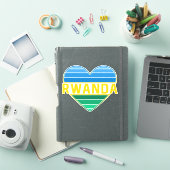 Ik hou van Rwanda, Rwandese hart Sticker (iPad Cover)