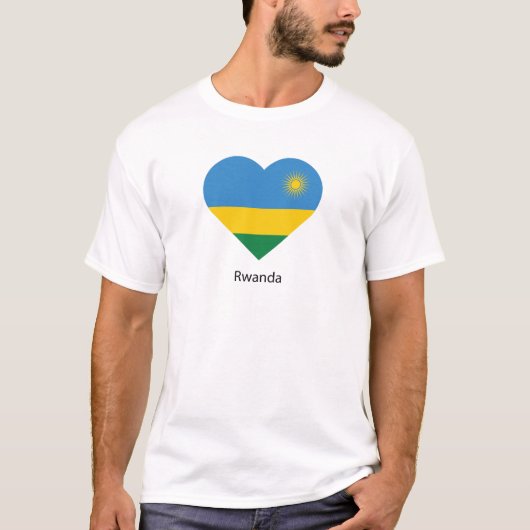 Ik hou van Rwanda T-shirt (Voorkant)